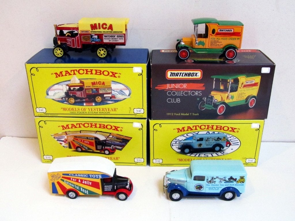 4 Matchbox "Models of Yesteryear” Code 2 Club-modellen, Overige merken, 1:32 tot 1:50, Overige typen, Nieuw
