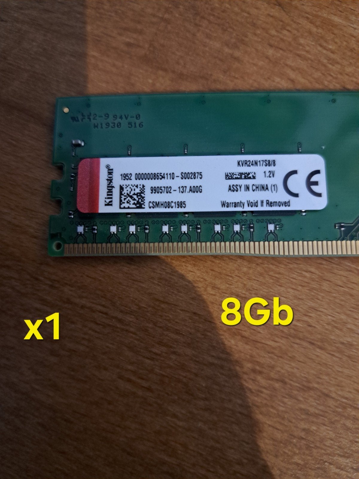 DDR4 2400 8Gb, Enlèvement ou Envoi, DDR4, 8 GB