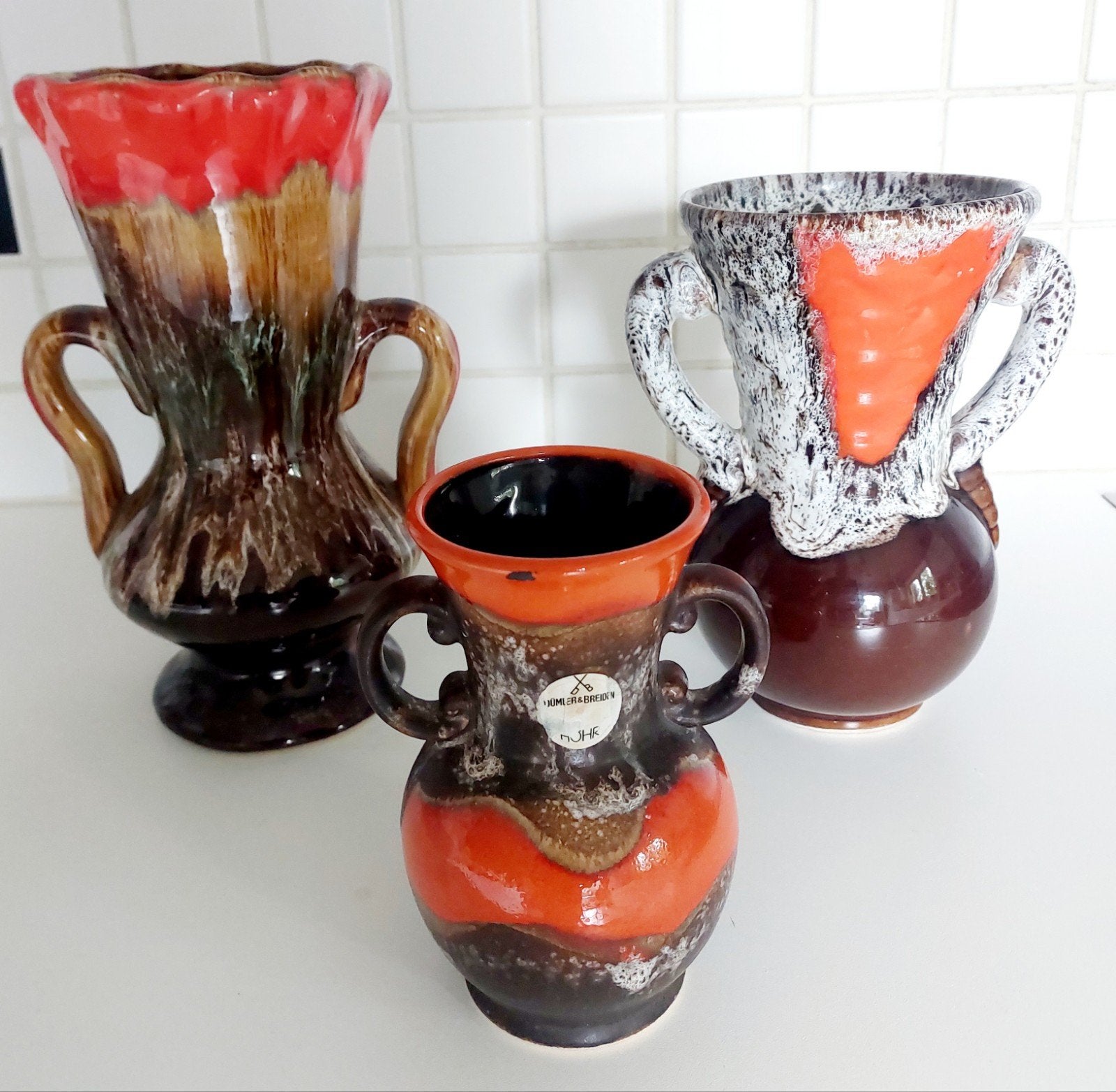 vintage vazen, Antiek en Kunst, Ophalen of Verzenden