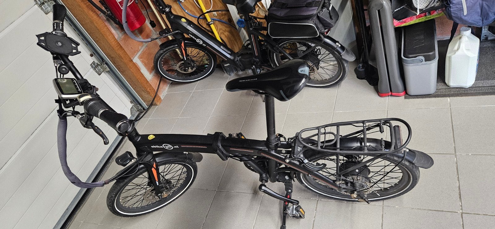 Electrisch plooifiets Ebike20, Ophalen