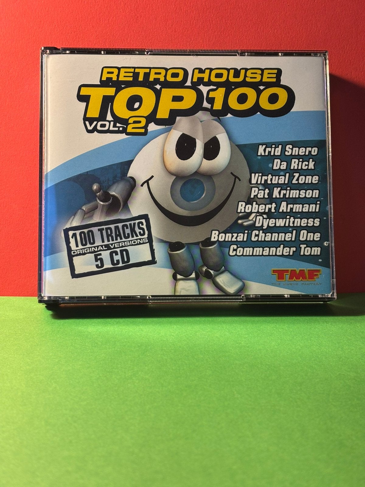 5cd retro house top 100 volume 2, Cd's en Dvd's, Verzenden, Zo goed als nieuw, House