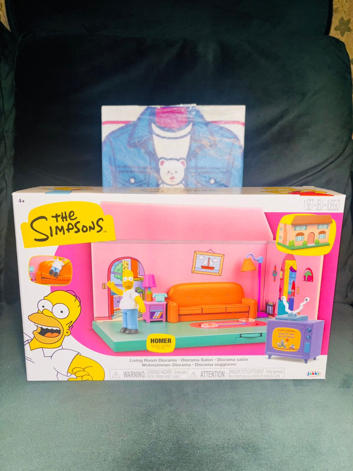 Diorama Salon Les Simpsons Jakks Pacific Homer ️, Ophalen of Verzenden, Nieuw