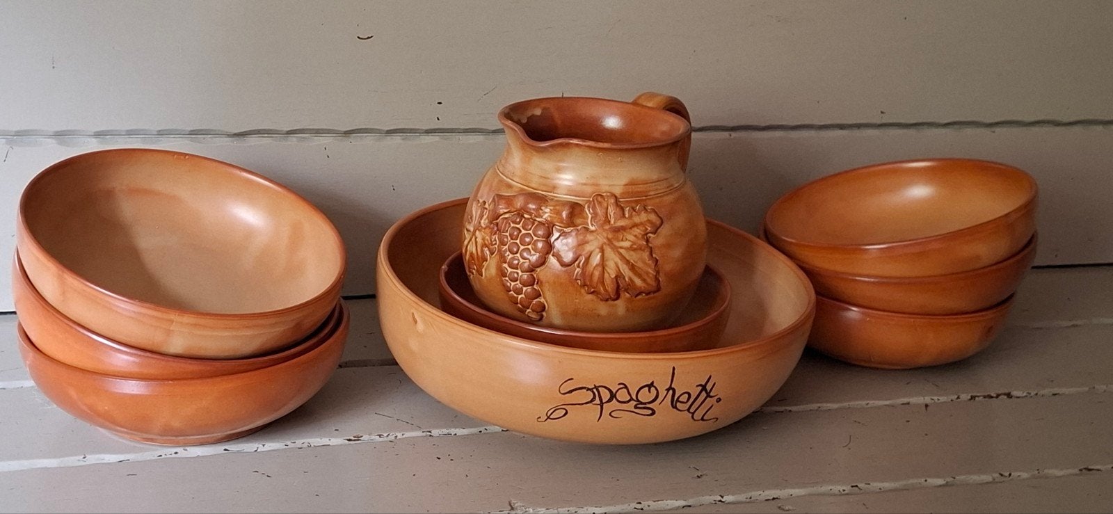 keramieken spaghetti set, Antiek en Kunst, Ophalen of Verzenden