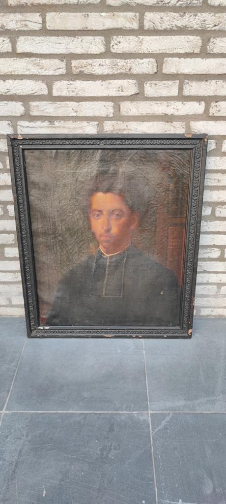 Peinture à l'huile portrait religieux, Enlèvement ou Envoi