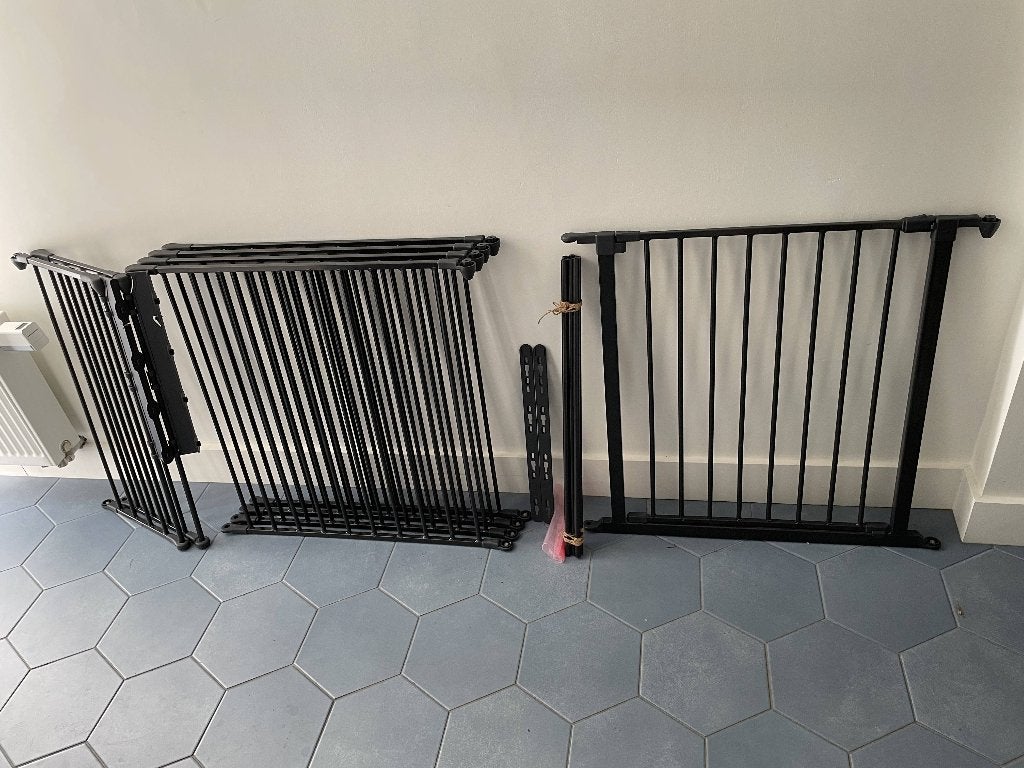 Complete BabyDan Flex XXL incl. 2x verlengstuk - Zwart, Ophalen, Zo goed als nieuw