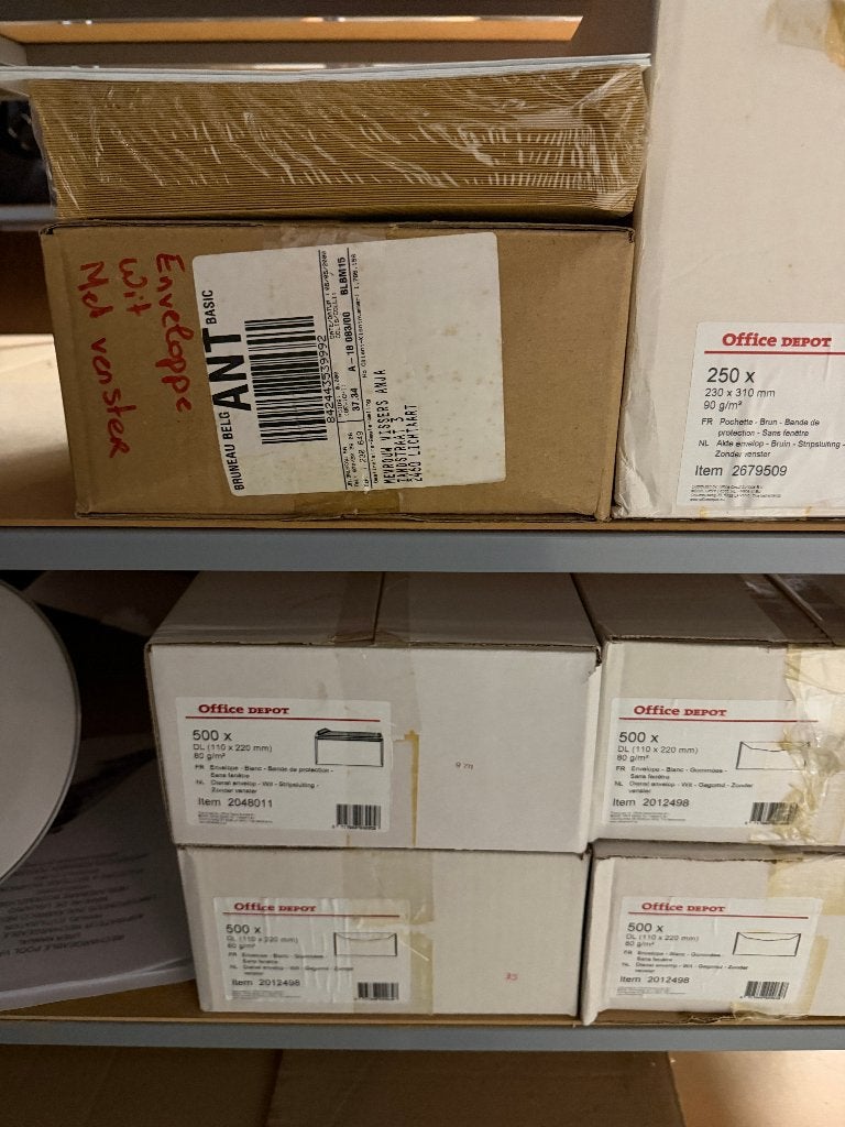 ca. 4000 enveloppen, klein en groot, Ophalen, Nieuw in verpakking, Overige typen