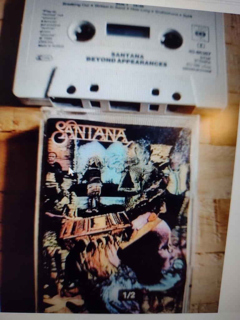 MUZIEK CASSETTE SANTANA: BEYOND APPEARANCES - 1985, Cd's en Dvd's, Cassettebandjes, Gebruikt, 1 bandje, Ophalen of Verzenden, Origineel