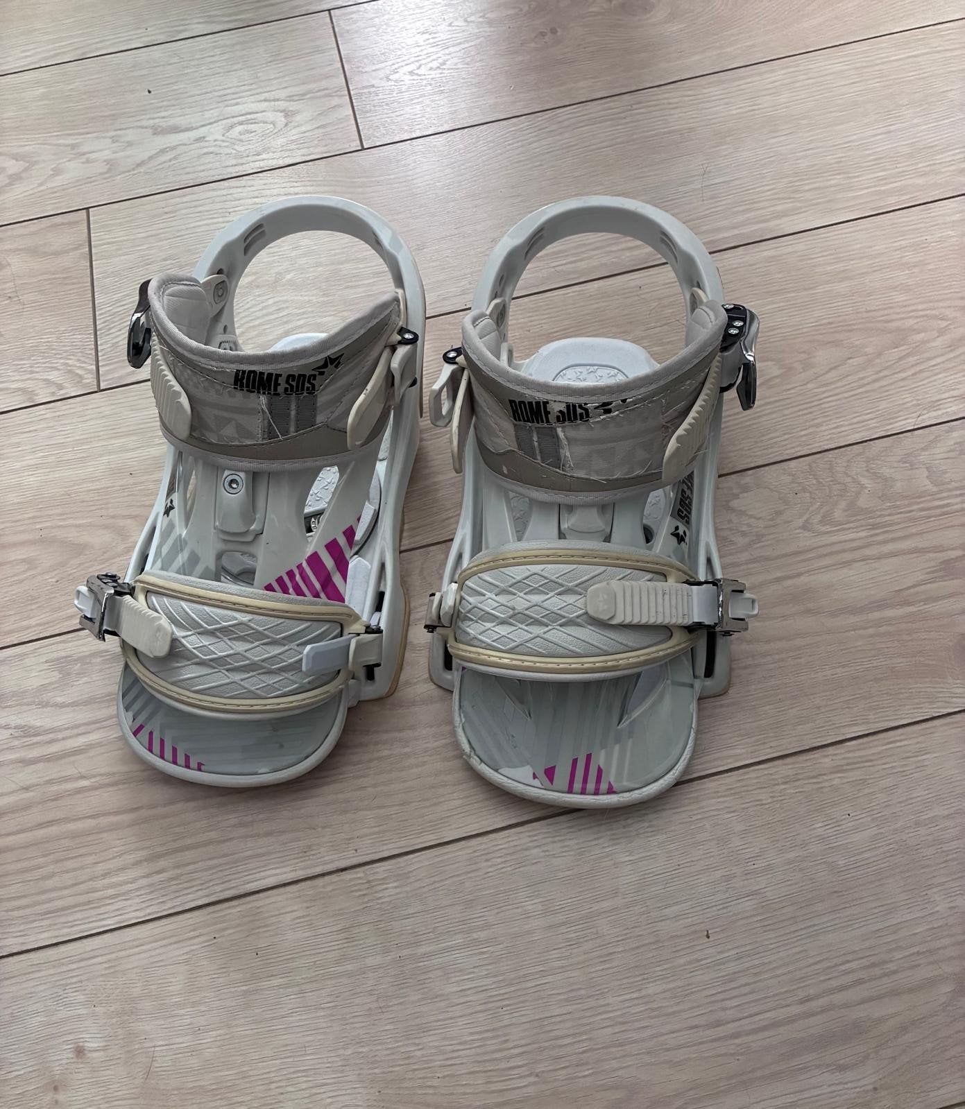 Rome snowboard bindings, Sport en Fitness, Ophalen, Gebruikt, Bindingen