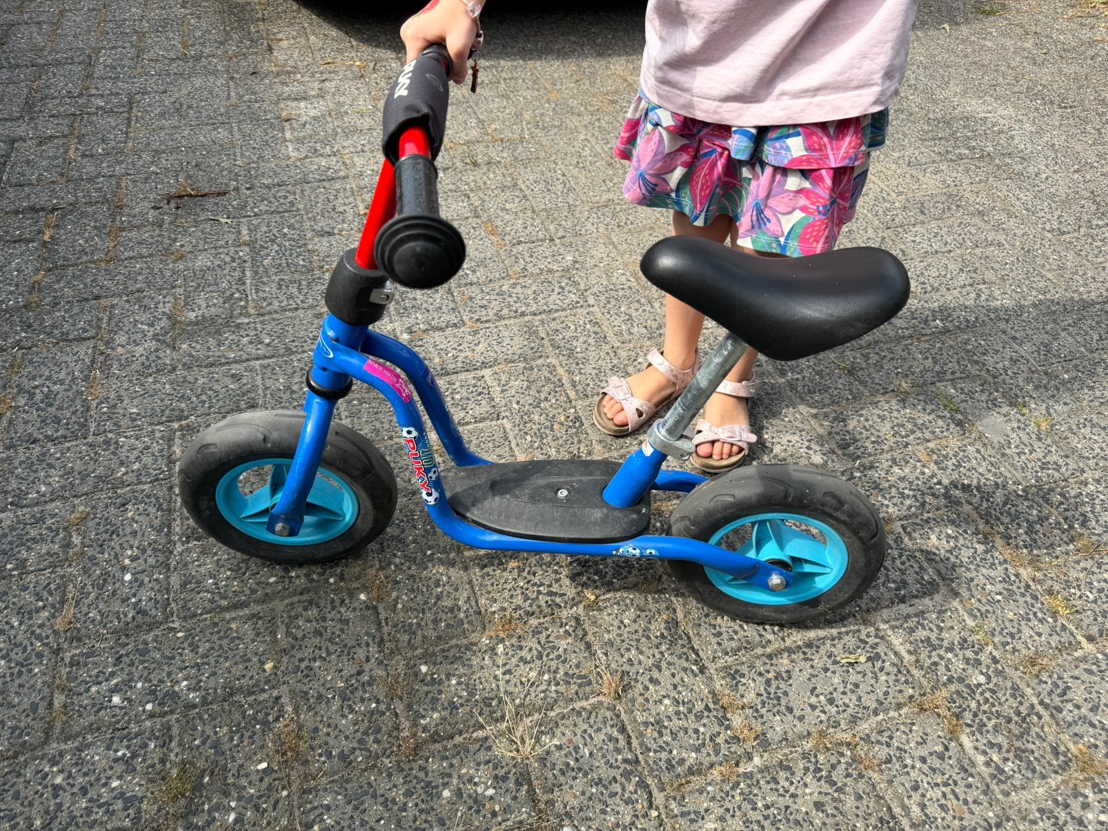 Loopfiets Puky LR M blauw, Ophalen, Gebruikt, Loopfiets
