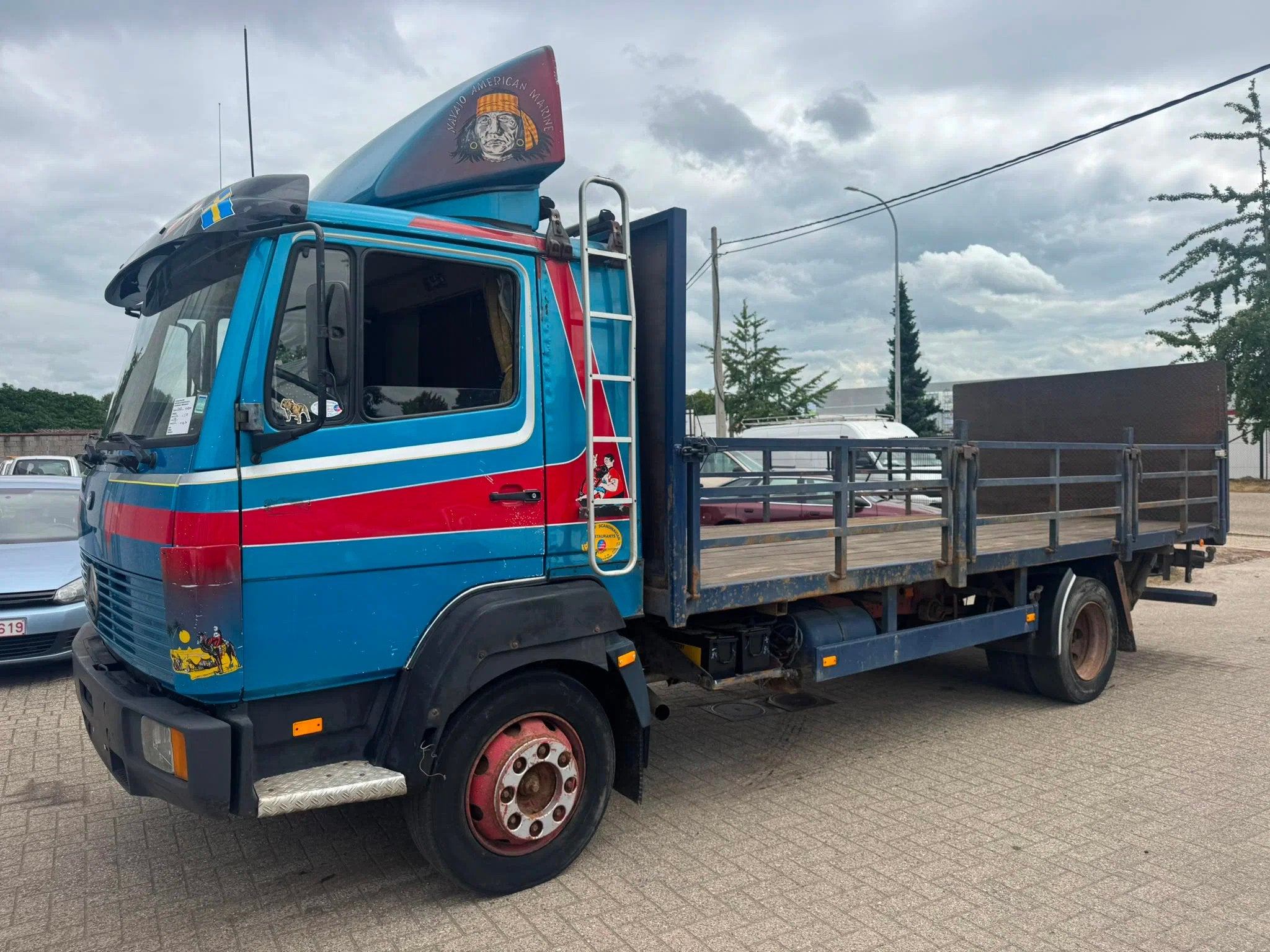 Mercedes-Benz Ecoliner *1114-BELGIAN ORIGINE-FULL STEEL*, Achterwielaandrijving, Blauw, Mercedes-Benz, Bedrijf