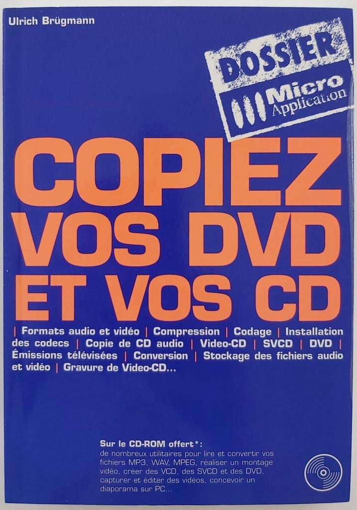 Kopieer uw dvd's en cd's, Ophalen of Verzenden, Nieuw, Ulrich Brügman
