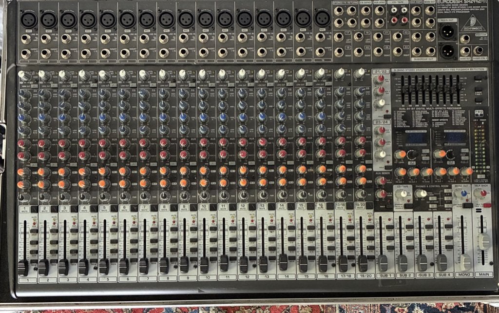 Mengtafel Behringer, Ophalen, Gebruikt, Audio