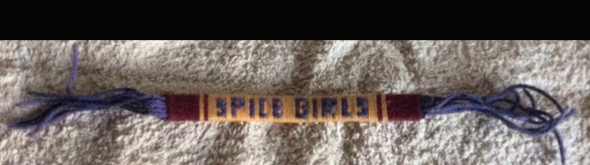 Spice Girls armbandje, Enlèvement ou Envoi, Multicolore, Comme neuf, Autres types