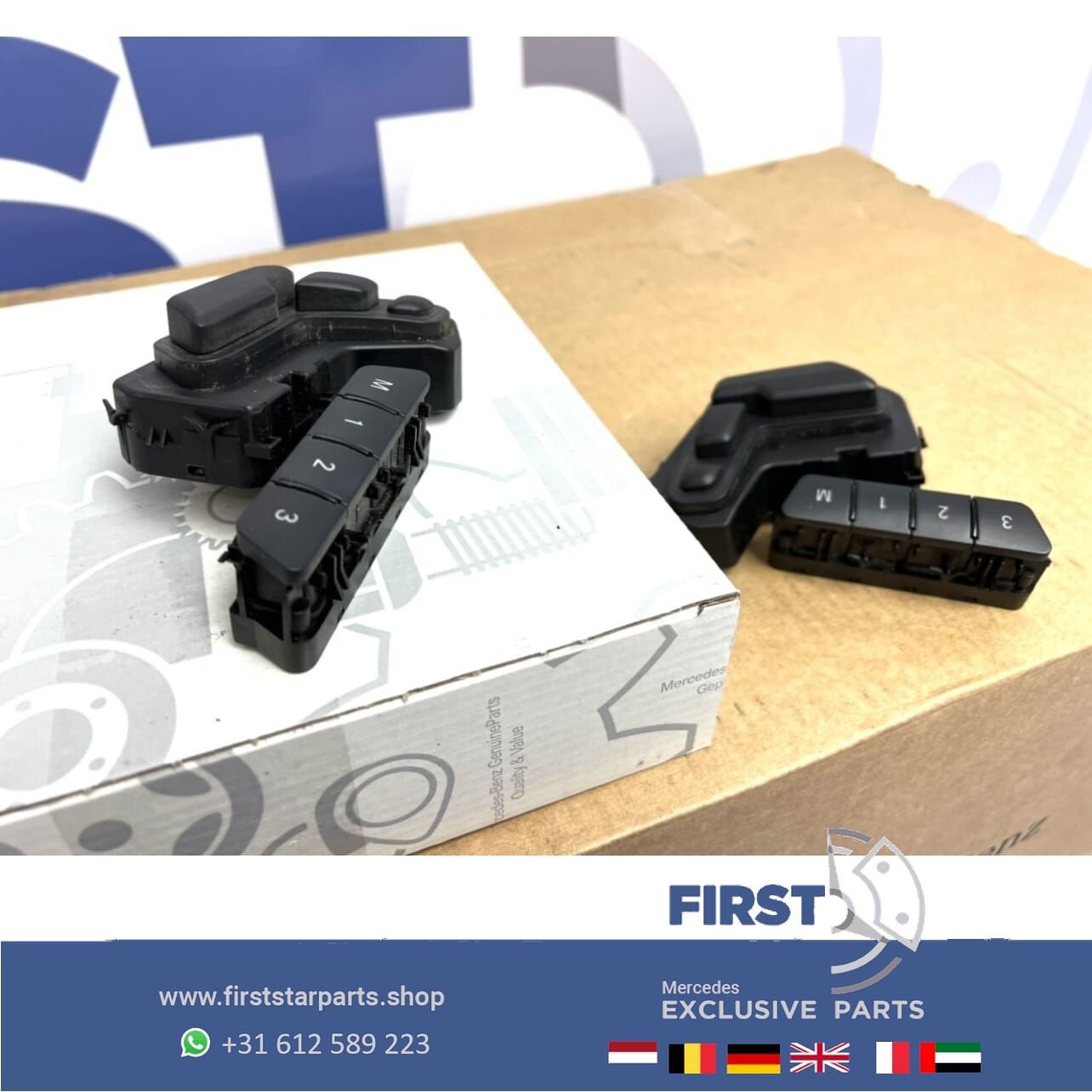 W176 W117 W156 45 AMG ELEKTRISCHE STOEL BEDIENING KNOPPEN ME, Utilisé, -, -, Enlèvement ou Envoi