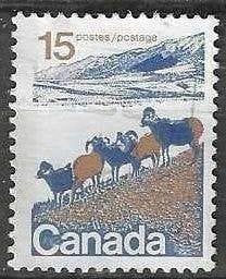 Canada 1972/1976 - Yvert 472 - Mouton de montagne (ST), Envoi, Affranchi