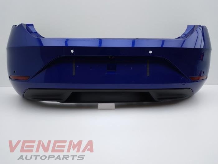 Achterbumper van een Seat Leon (W5L), 12 maanden garantie, Gebruikt, -, -