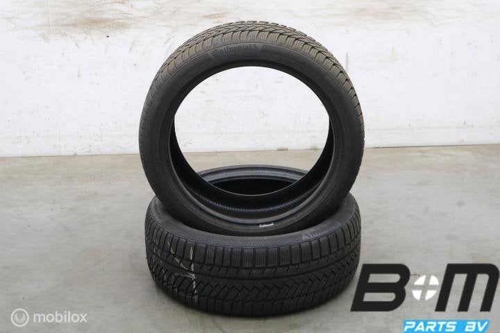 2 x 2254018 92V Conti WinterContact TS850P 7.5mm 225 40 18, 18 inch, Gebruikt, Winterbanden, Band(en)