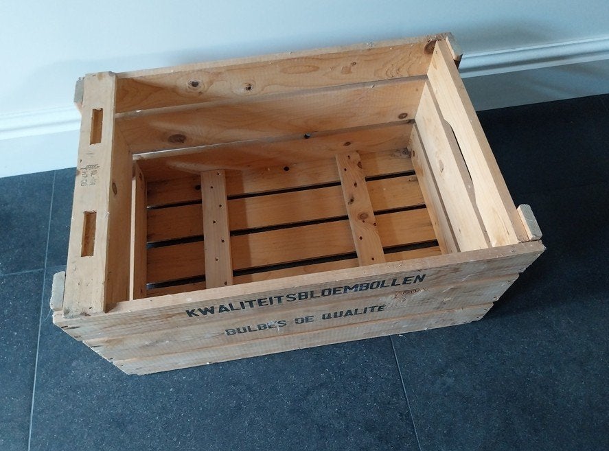 *** houten stapelbare bakken/kratten ***, Ophalen