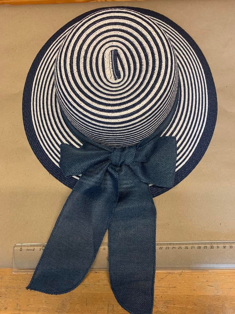 Zonnehoed nieuw - blauw-wit, Ophalen, Nieuw