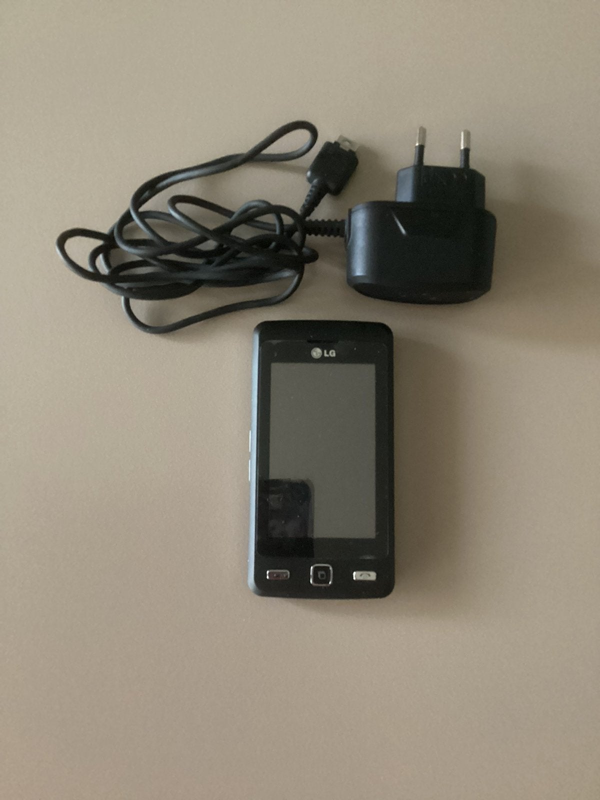 Gsm LG KP501 cookie met lader in mooie staat, Gebruikt, Zwart, Touchscreen, Ophalen of Verzenden