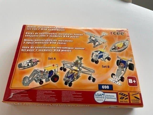 metalen bouwdoos, Ophalen, Gebruikt, Bouwen