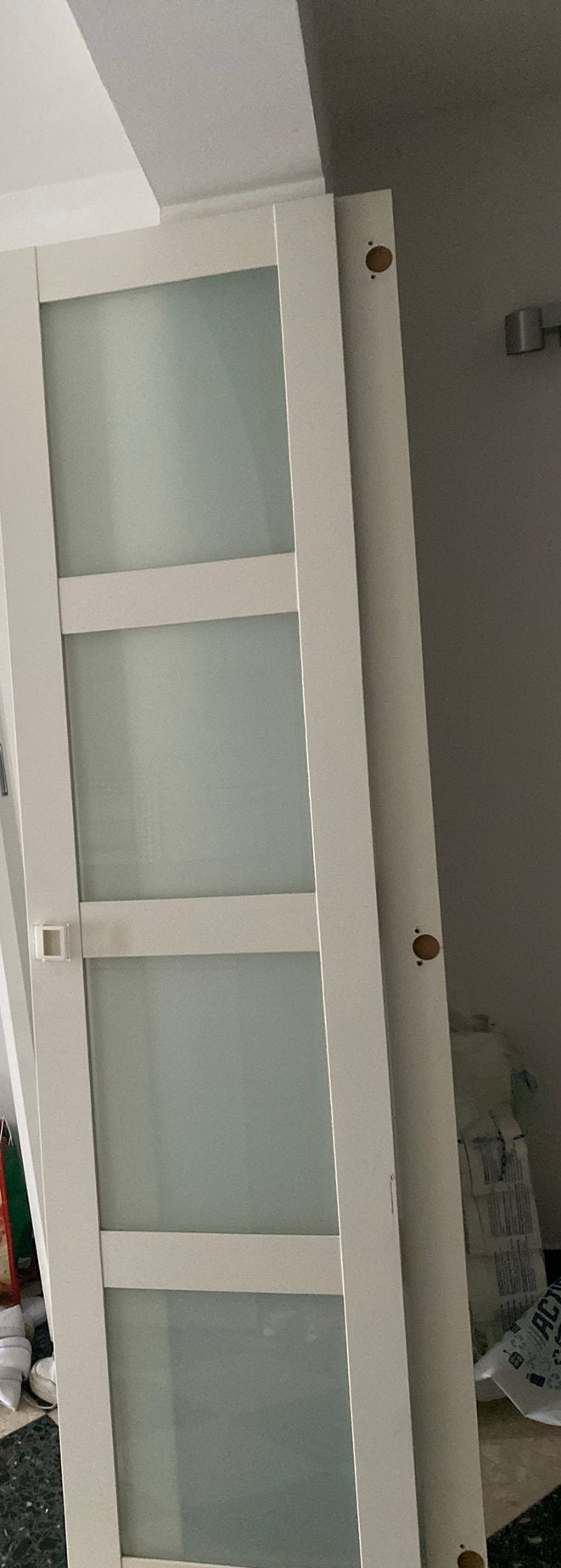 2 portes armoire avec vitre ikea, Enlèvement, Comme neuf