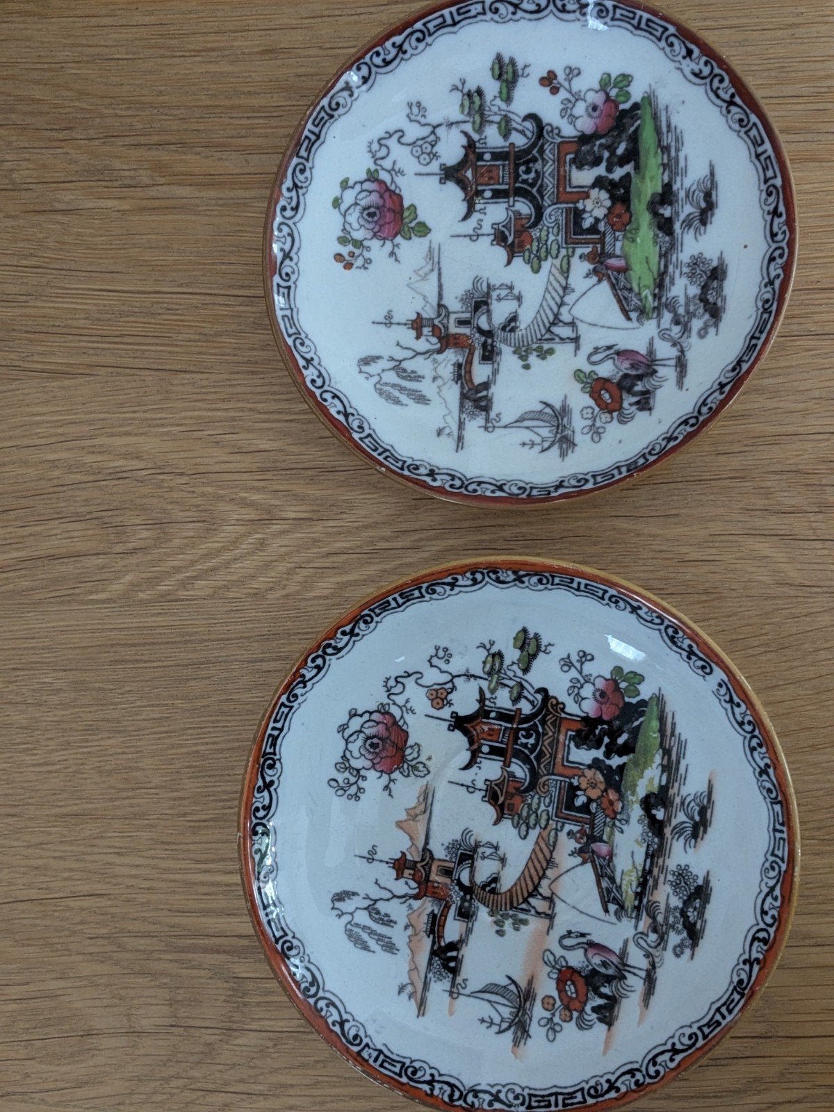 Porseleinen chinese bordjes, Enlèvement