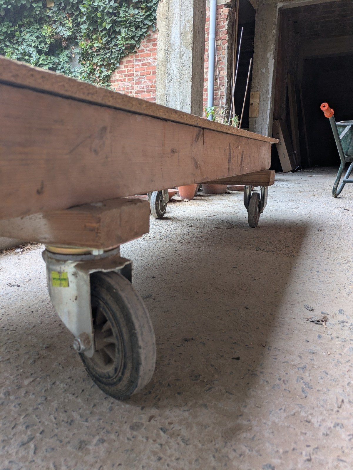 Palletwagen - lage stootkar - opslag op wielen, Enlèvement