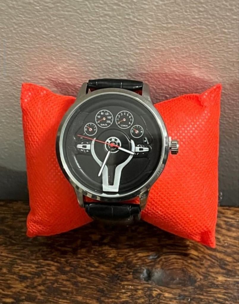 Lifestyle BMW horloge in nieuwstaat foto's spreken voor zich, Staal, Staal, Nieuw, Ophalen of Verzenden