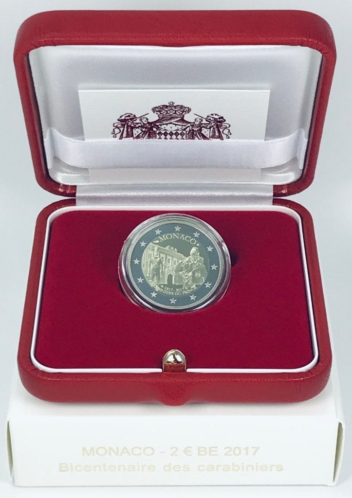 2 euromunt Monaco 2017, Ophalen, Monaco, 2 euro, Setje