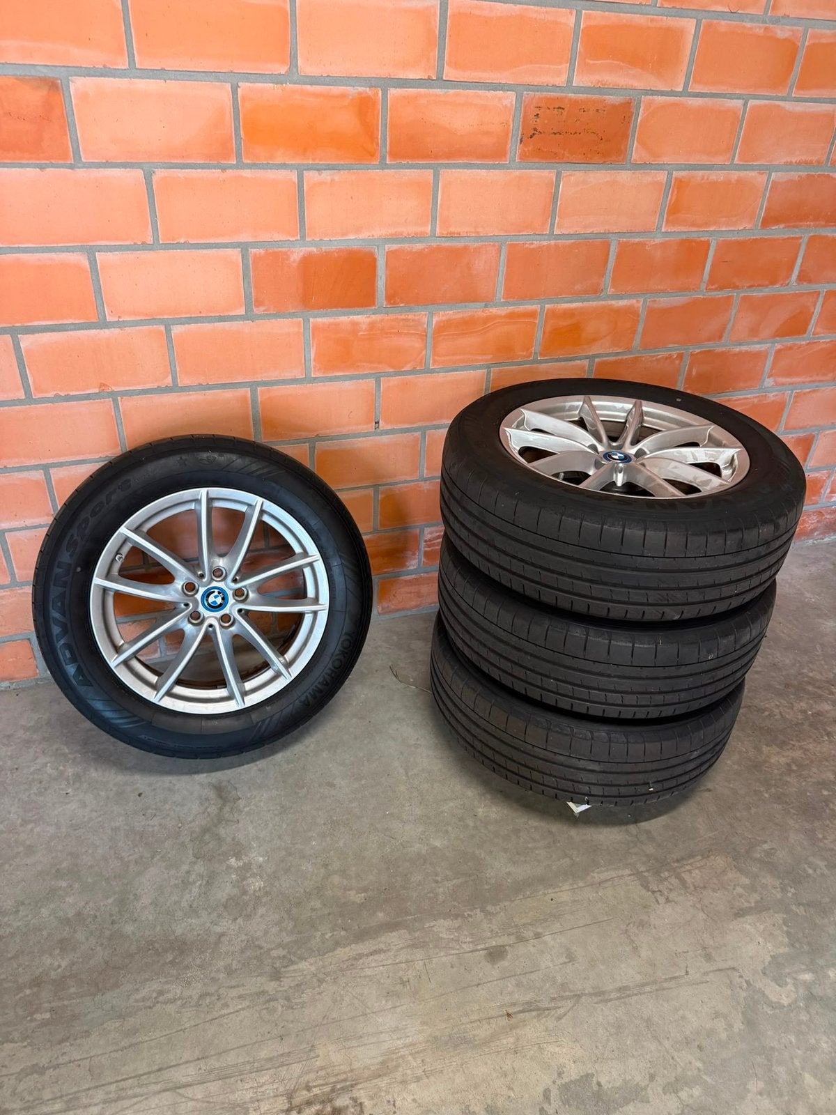 Jantes 18' d'origine BMW G01/G02 X3 + pneus d'été, Enlèvement, Pneus été, Pneu(s)