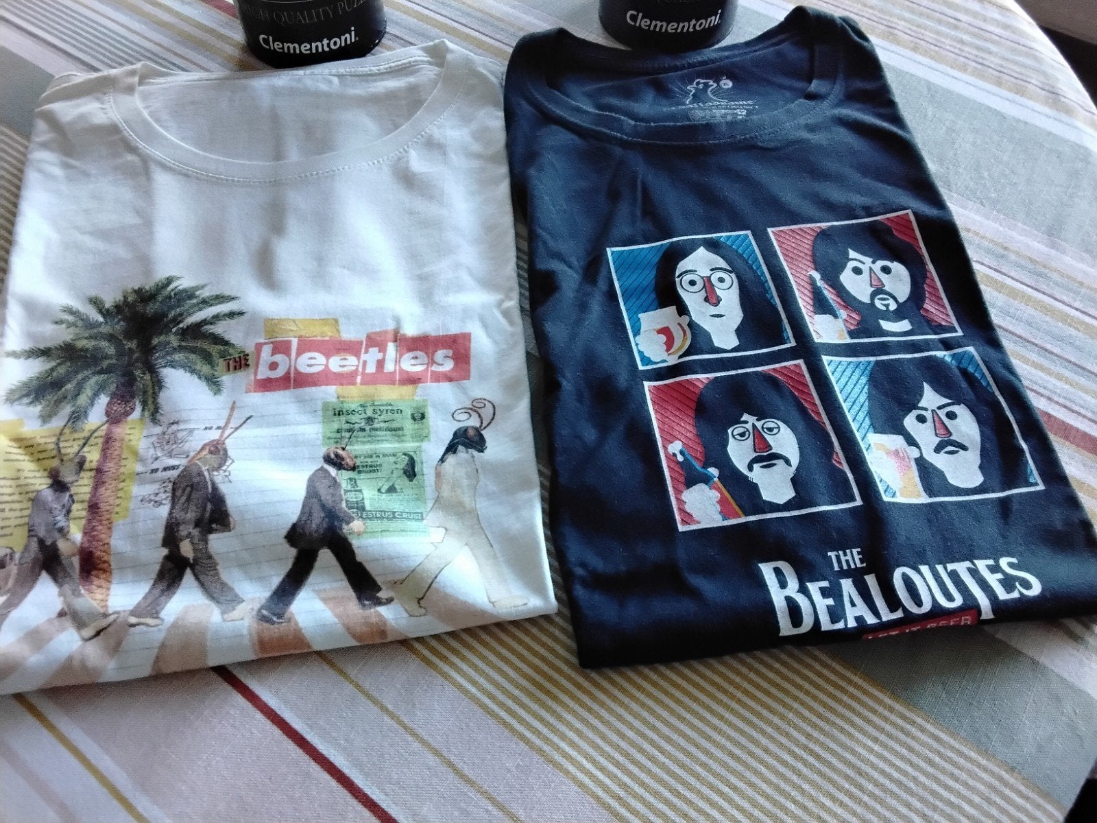 the. beatles.  t shirt en puzzel, Ophalen of Verzenden, Zo goed als nieuw, Overige maten, Wit