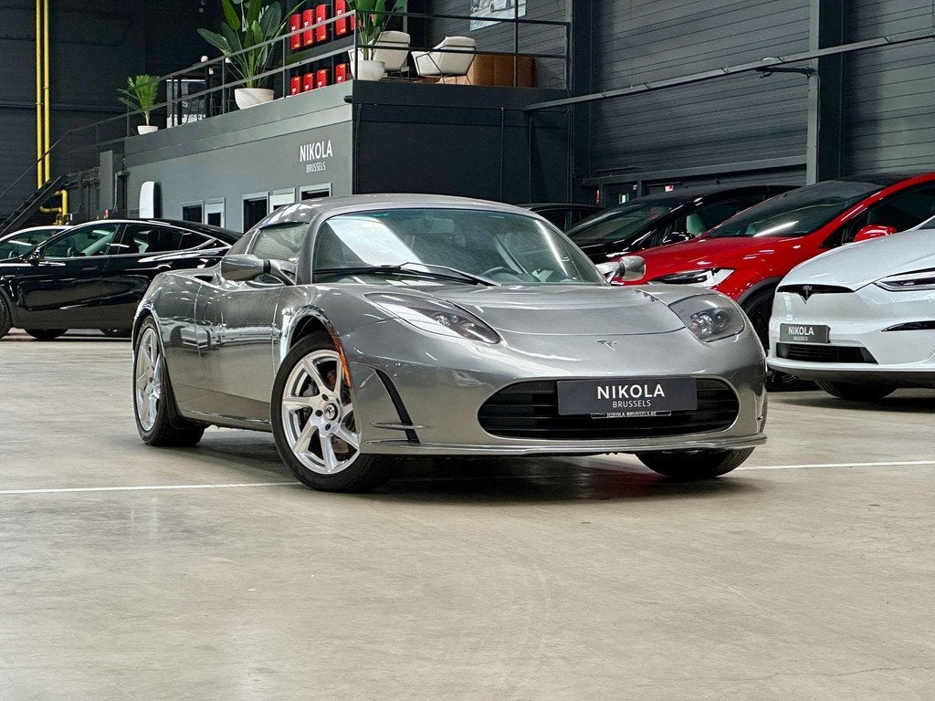 Tesla Roadster V2.5 - HEATED SEATS - 2 DIN SCREEN (bj 2012), Auto's, Achterwielaandrijving, Gebruikt, Cabriolet, Roadster