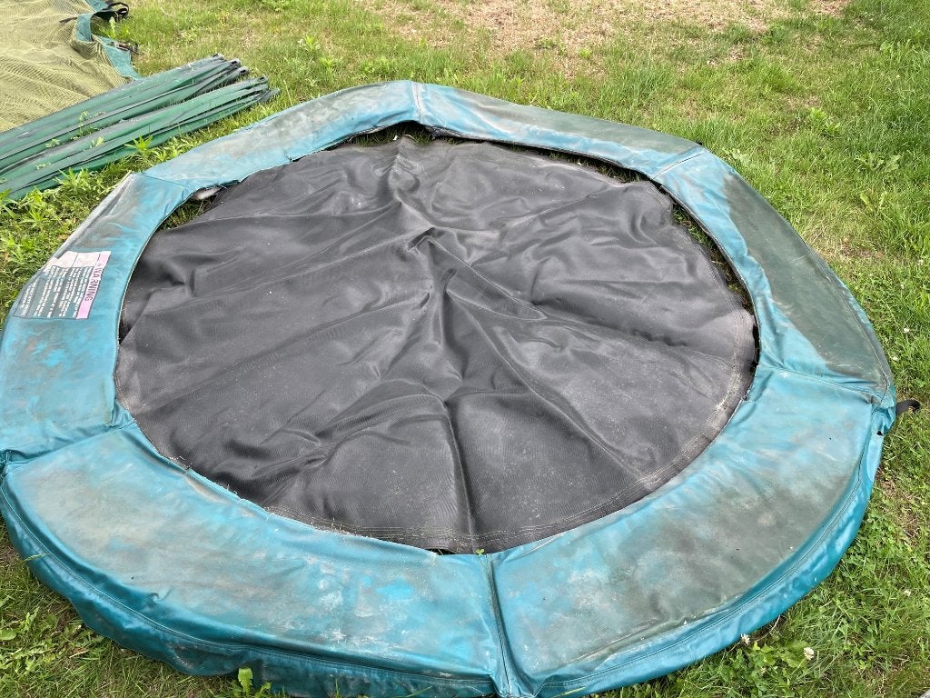 trampoline, Kinderen en Baby's, Speelgoed | Buiten | Trampolines, Ophalen, Gebruikt