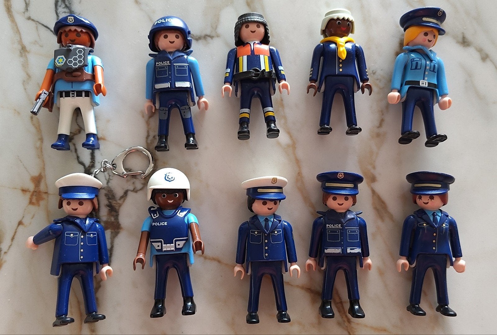 Personnages Playmobil police 5€ le lot, Enlèvement, Comme neuf