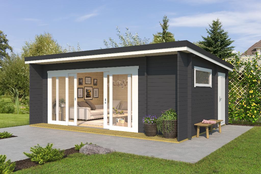 NOUVELLE cabane en rondins de luxe moderne Java, Envoi, Neuf