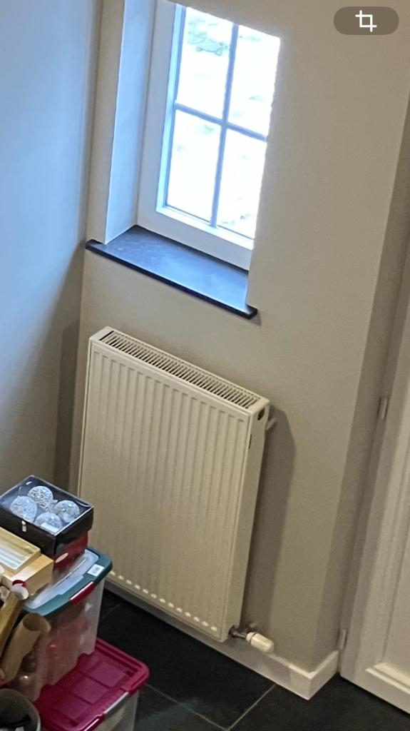 KOOPJE! witte radiatoren verwarming, Doe-het-zelf en Bouw, Ophalen, Gebruikt