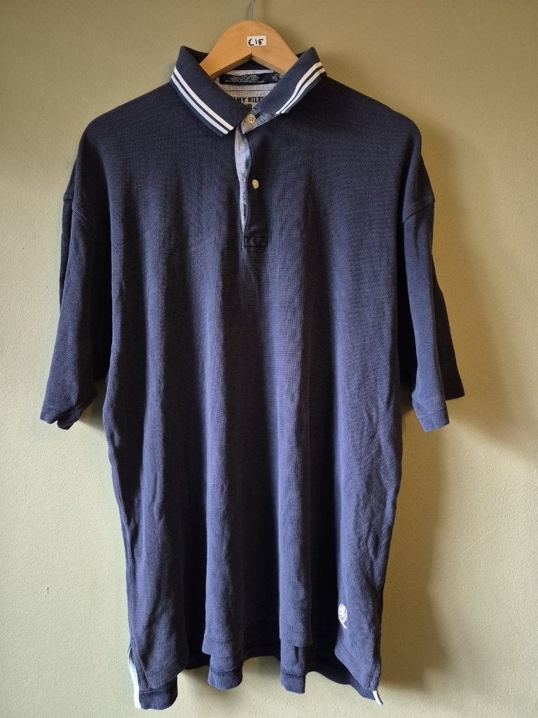 Tommy hilfiger | polo's met korte mouwen | Donker blauw, Vêtements | Hommes, Enlèvement ou Envoi, Taille 56/58 (XL), Comme neuf