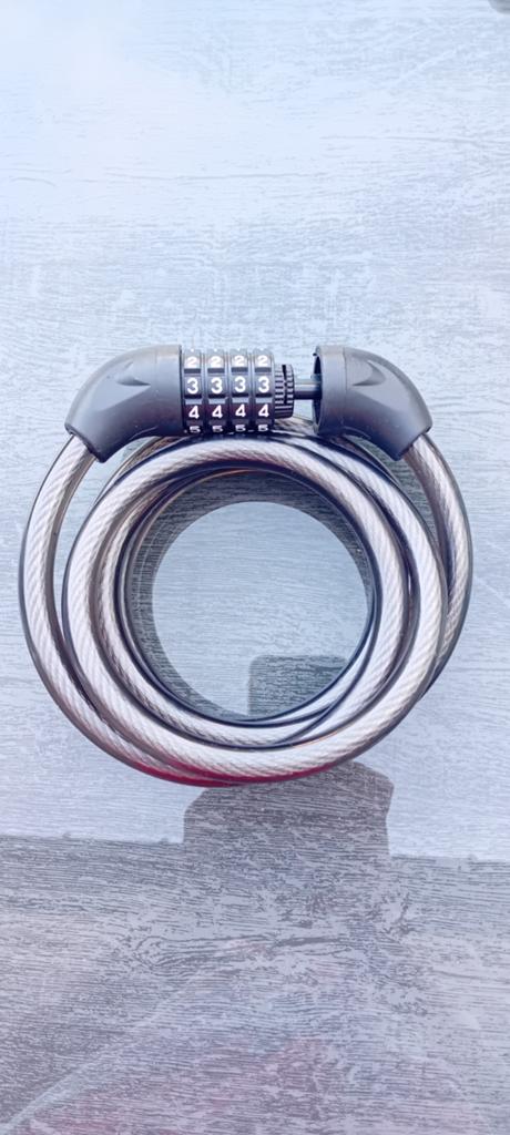 Cadenas antivol Bikemate  pour vélo, Vélos & Vélomoteurs, Enlèvement ou Envoi, Utilisé, Cadenas à combinaison
