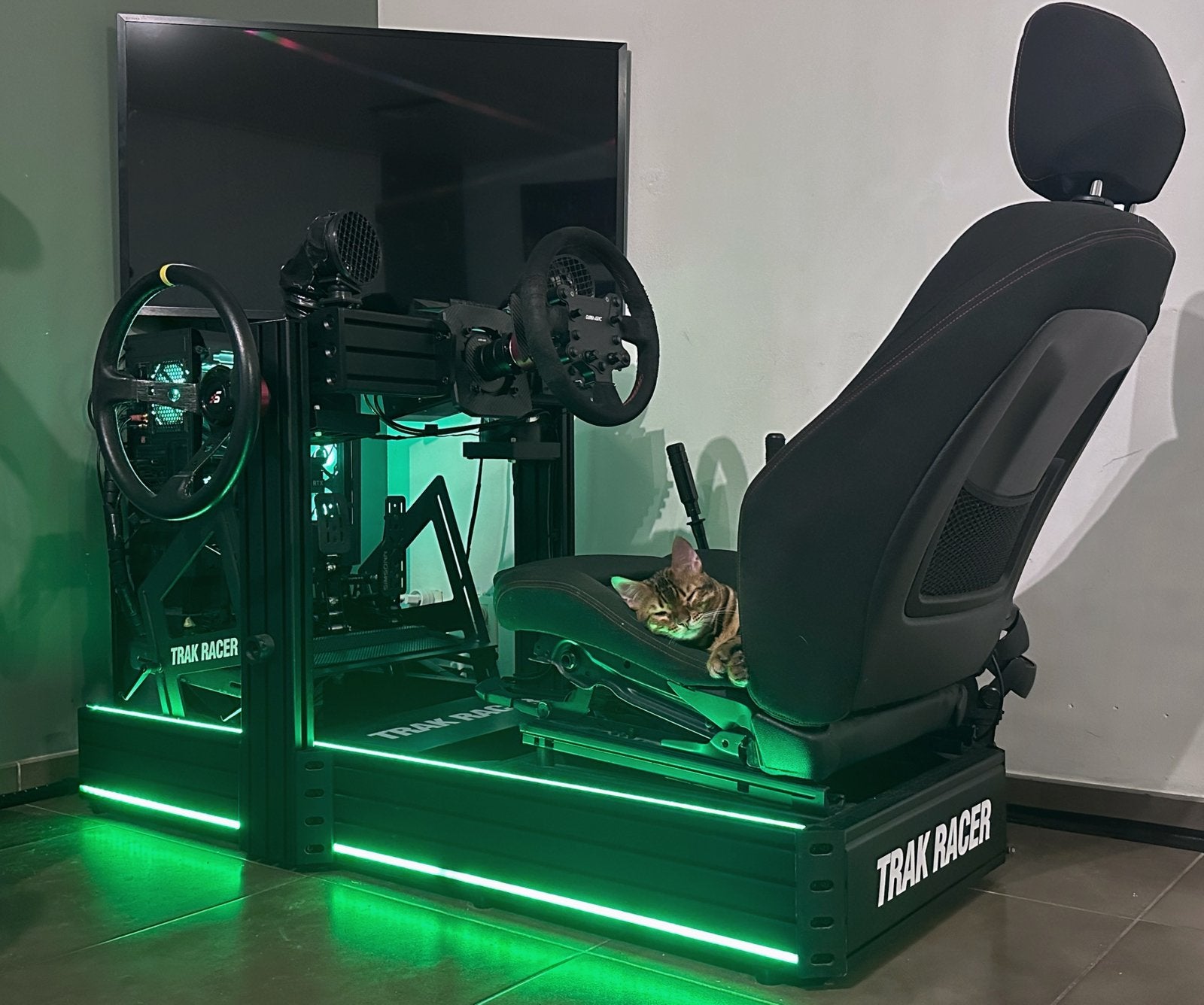 Simracing rig PC VR, Ophalen, Zo goed als nieuw