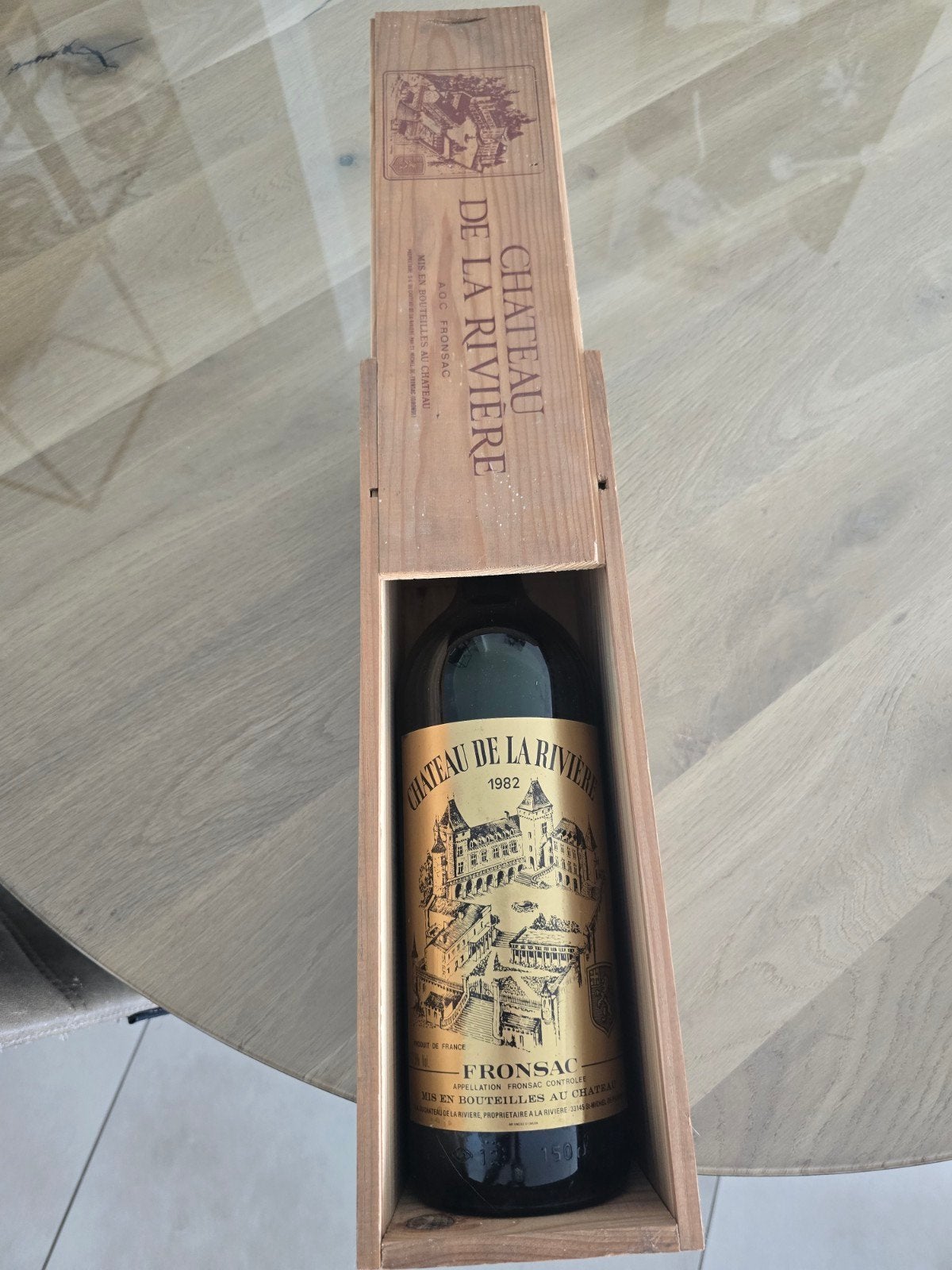 Château de la Rivière - Fronsac 1982, Collections, Vins, Enlèvement, Vin rouge
