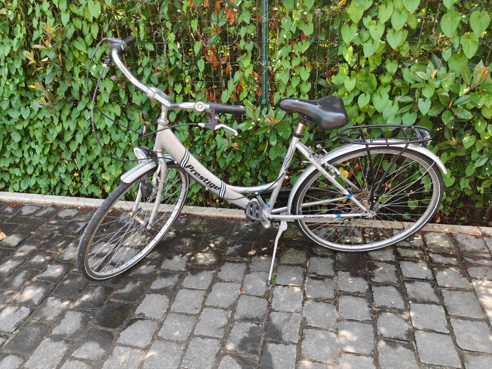 Damesfiets prestige, Ophalen