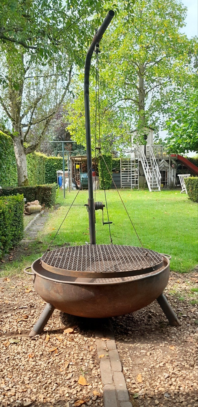 Grote vuurschaal, Tuin en Terras, Vuurschalen, Ophalen, Gebruikt
