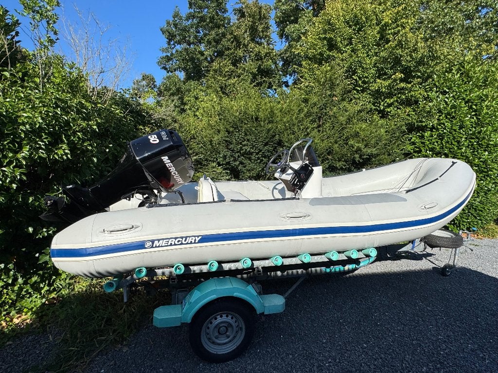 RIB semi-rigide Mercury Ocean Runner 460 + mercury 50 pk, 60 pk, Buitenboordmotor, 5 m, Rib