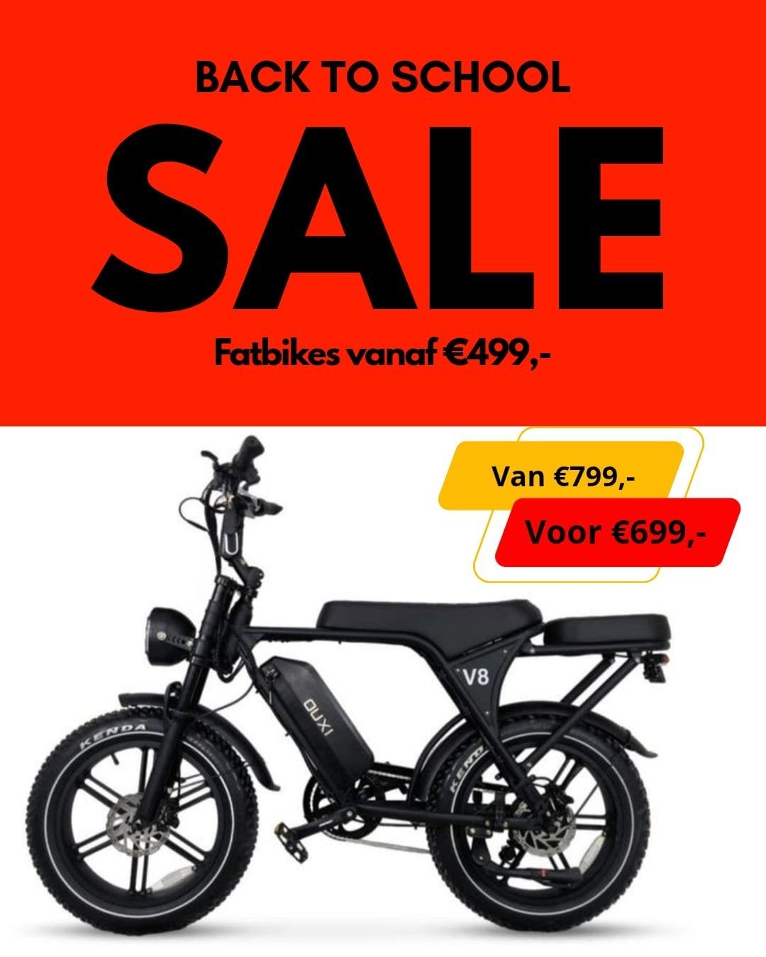 ouxi v8, Fietsen en Brommers, Elektrische fietsen, Ophalen of Verzenden