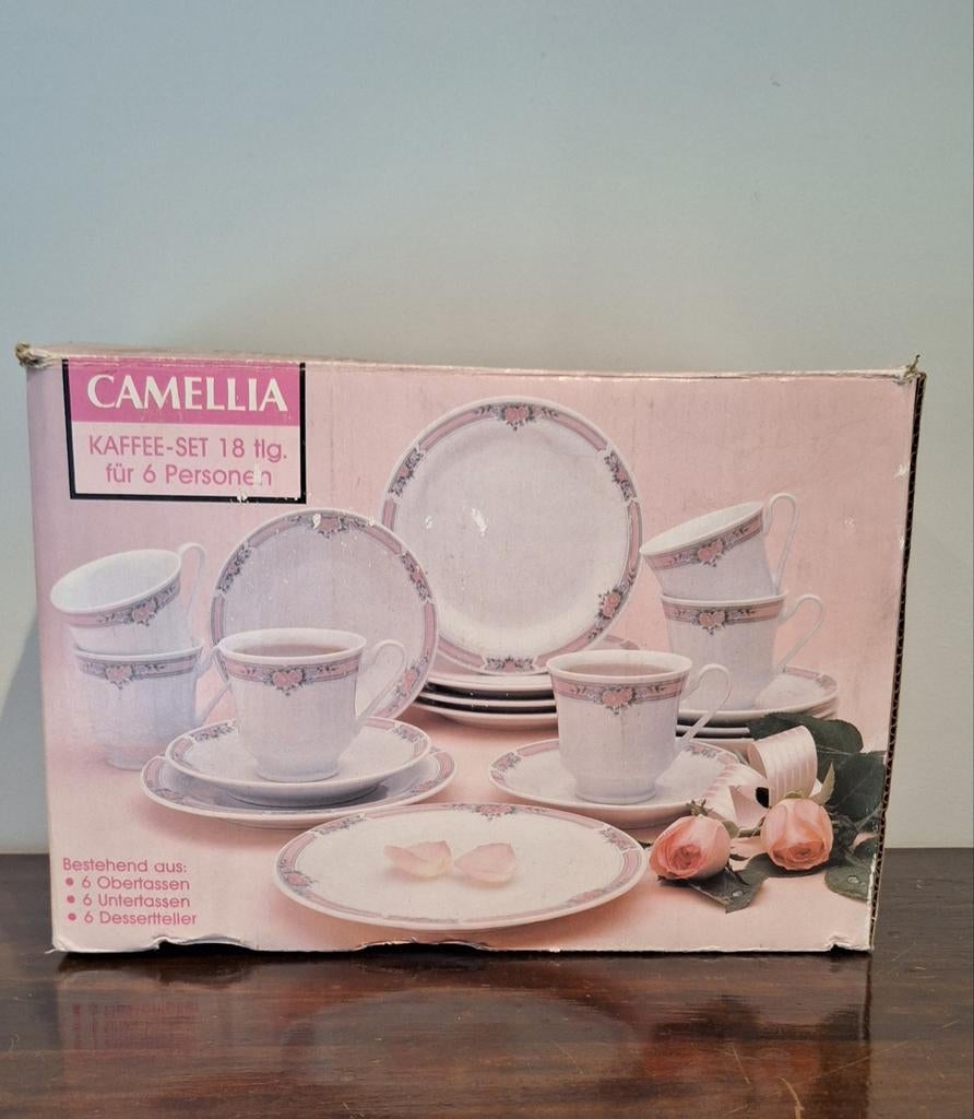 Vintage Camellia koffie servies., Ophalen of Verzenden