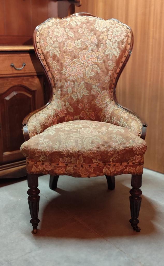 retro.vintage antieke barok 'she'stoel, Ophalen