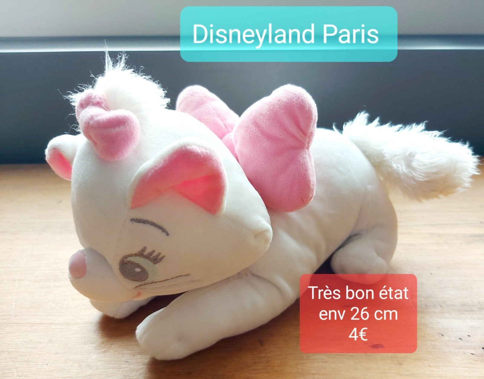Peluche Marie Les Aristochats, Collections, Enlèvement ou Envoi, Comme neuf, Peluche