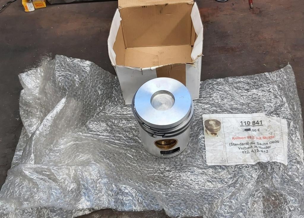 Nouveau piston de support ø 88,5 mm pour Sachs D600 (E12, A1, Enlèvement ou Envoi, Neuf