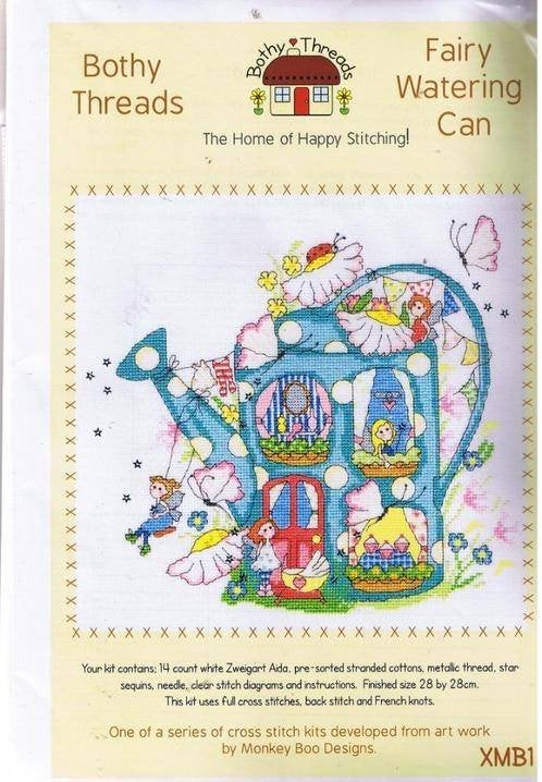 Borduurpakket Fairy Watering Can van Bothy Threads, Hobby & Loisirs créatifs, Broderie & Machines à broder, Enlèvement ou Envoi